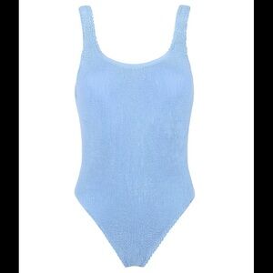 Pitusa pítusa Crinkle One Piece Swimsuit in Sky Blue